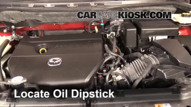 2013 Mazda 5 Sport 2.5L 4 Cyl. Oil Check Oil Level